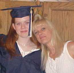 Holli and aunt carolyn at graduation
